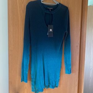Rock& republic sweater ombré blue XL